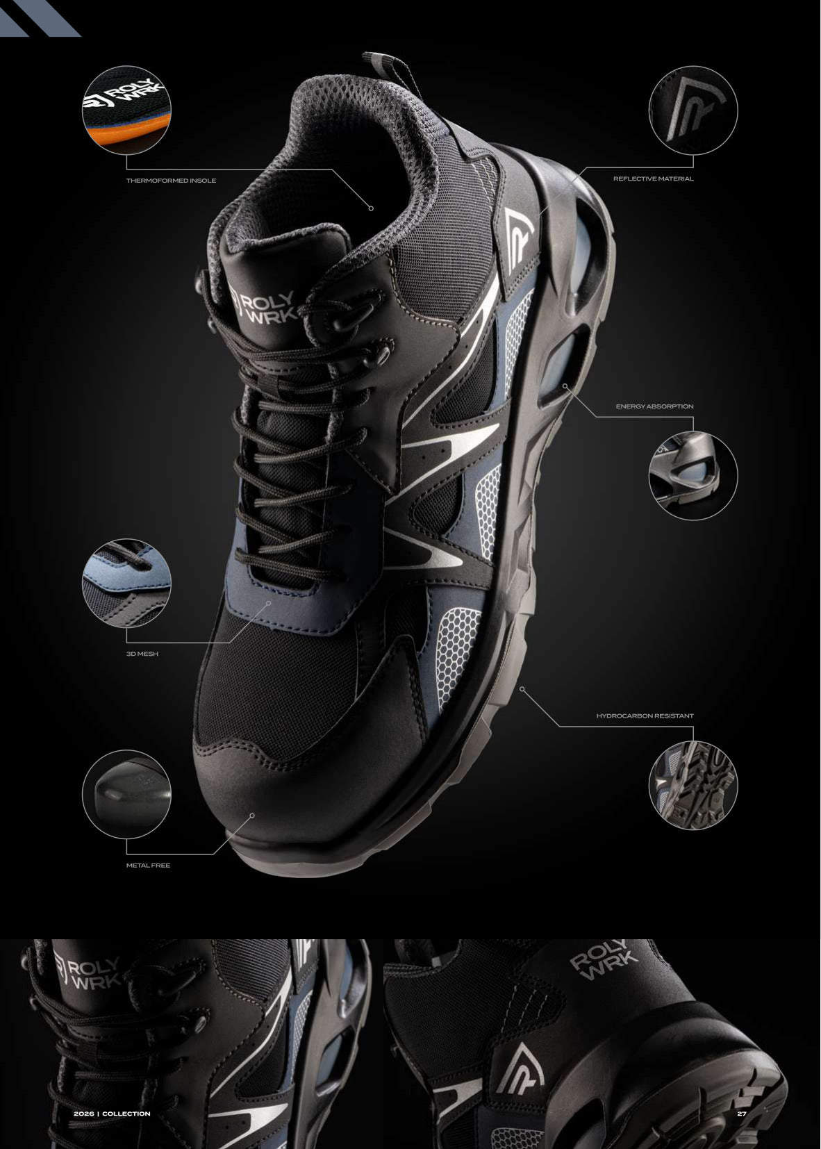 LD8381 GISKAN - Sportliche Arbeitsschuhe mit 3D-Mesh-Stoff