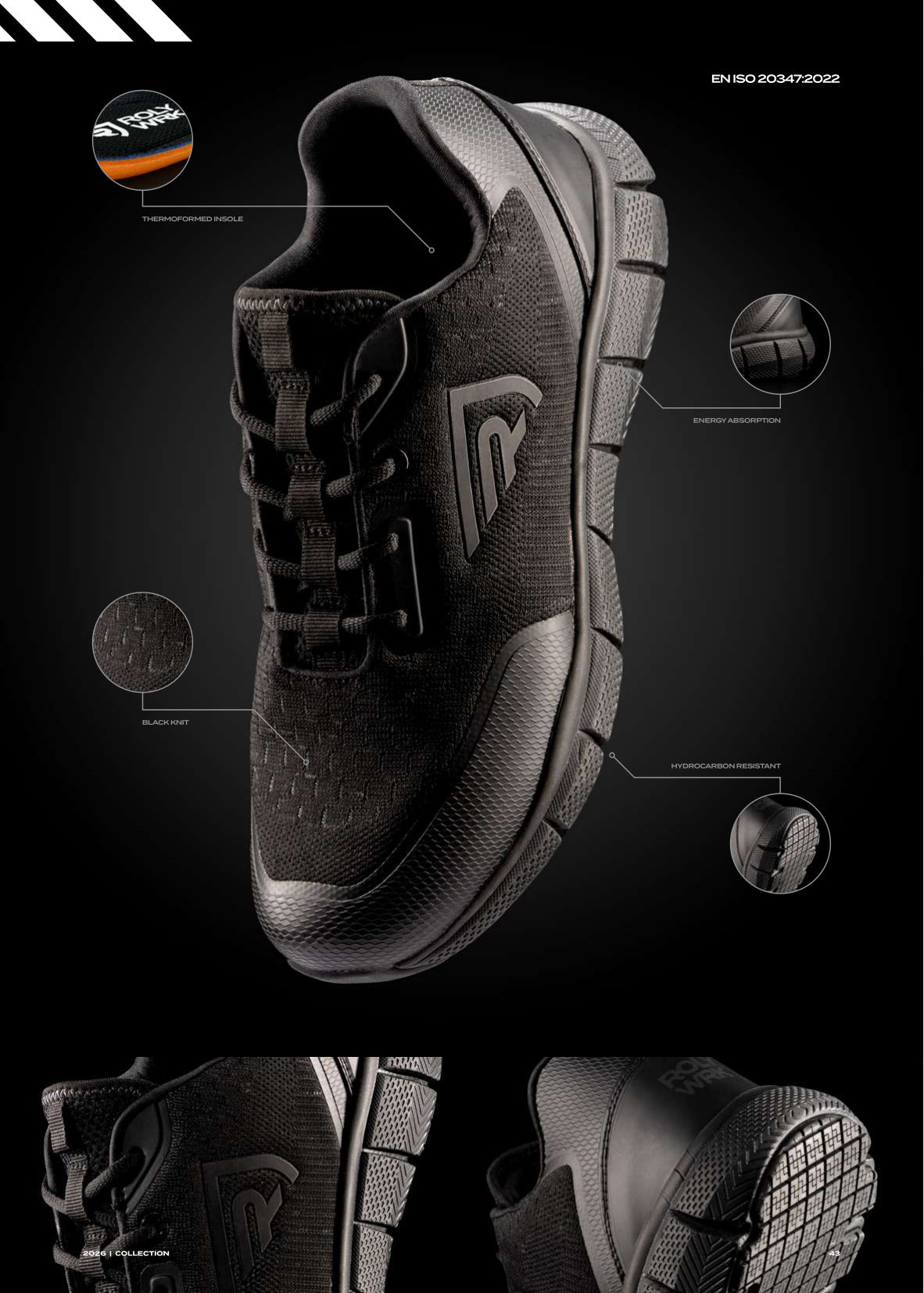 LD8396 BASALT - Arbeitsschuhe mit atmungsaktivem Textilgewebe und sportlichem Design