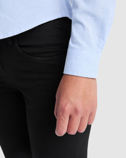 LD5068 OXFORD WOMAN - Langärmliges Damenhemd