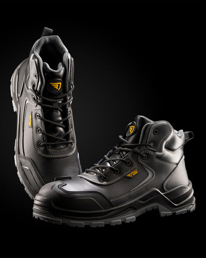 LD8389 IRON - Arbeitsstiefel mit Leder- und Mesh-Beschichtung