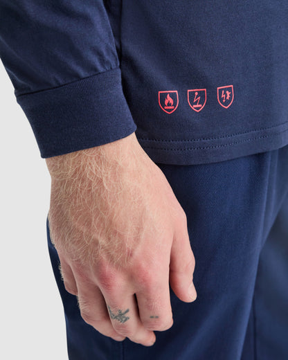 LD9401 DEFENDER - Flammhemmendes langärmliges T-Shirt