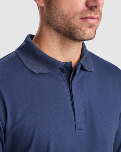 LD9402 SANTANA - Flammhemmendes langärmliges Poloshirt