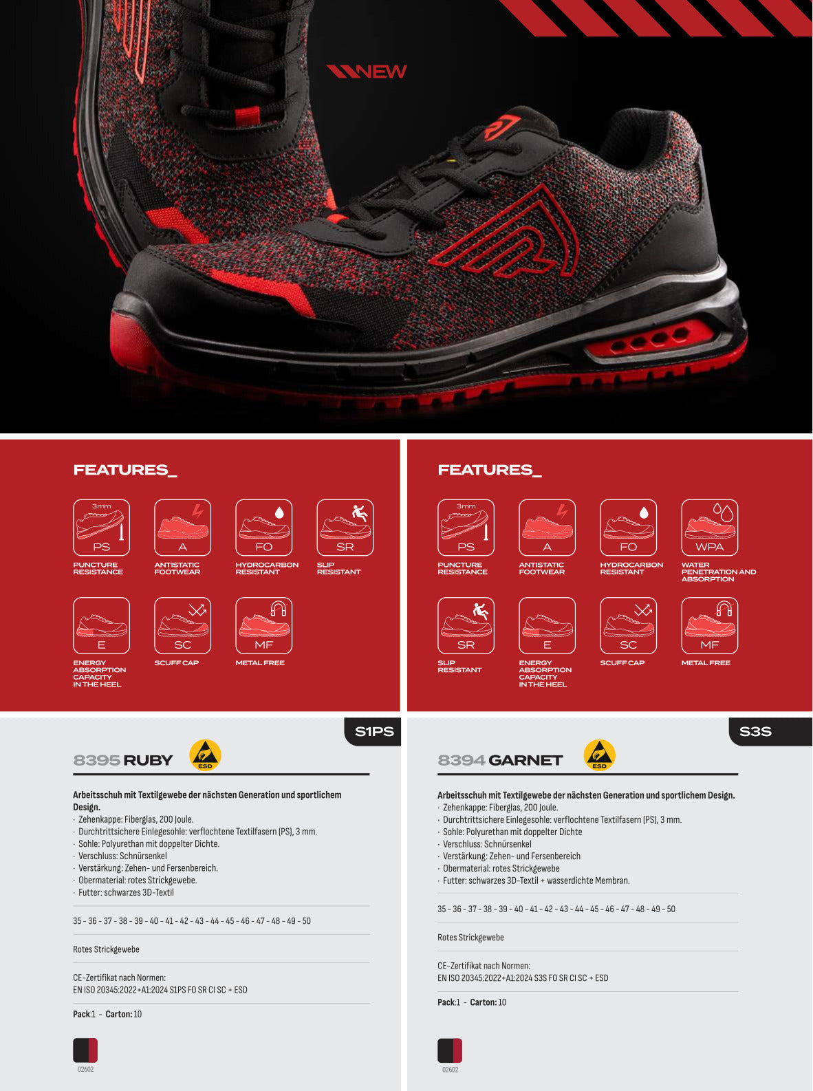 LD8395 RUBY - Arbeitsschuh mit Textilgewebe