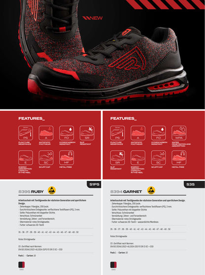 LD8395 RUBY - Arbeitsschuh mit Textilgewebe