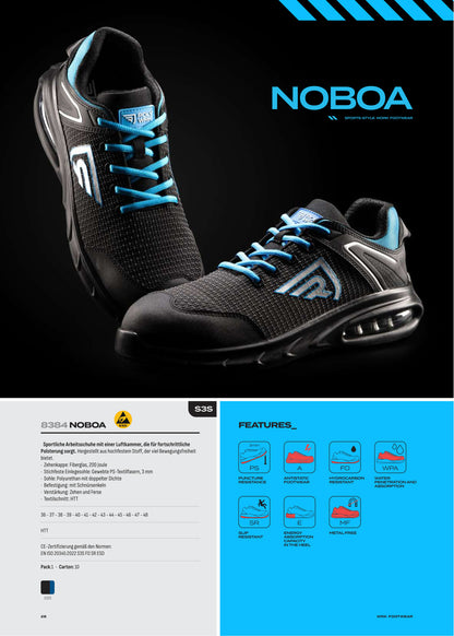 LD8384 NOBOA - Sportliche Arbeitsschuhe mit einer Luftkammer
