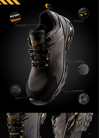 LD8390 ROCK - Arbeitsschuhe aus Lederstoff mit Faserbeschichtung